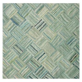 Safavieh Reed Accent Rug   Green/Multicolor (4x4 Square)