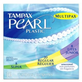 Tampax Pearl Multipax Lite/Regular/Super 36 count