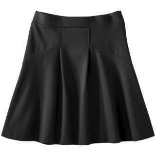 Mossimo Ponte Fit & Flare Skirt   Ebony XS