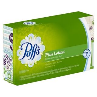 Puffs Plus Lotion Facial Tissues   8 Cubes   56 Tissues per Box