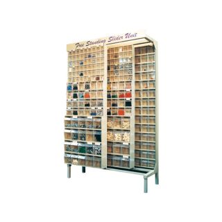 Quantum Storage Free Standing Slider System   16 Inch x 48 Inch x 67 Inch Size,