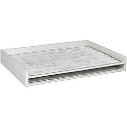 Safco Giant Stack Steel reinforced Molded polyethylene Tray Two pack