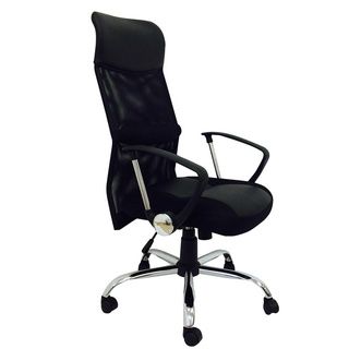 Black Mesh Adjustable height Swivel Rolling Office Chair