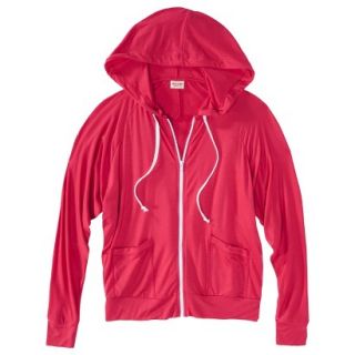 Mossimo Supply Co. Juniors Lightweight Hoodie   Coral XXL(19)