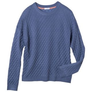 Xhilaration Juniors Textured Sweater   Slate XS