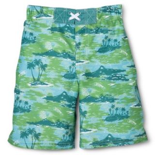 Boys Islands Swim Trunk   Sea Blue XS