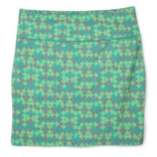 Mossimo Supply Co. Juniors Mini Skirt   Green S(3 5)