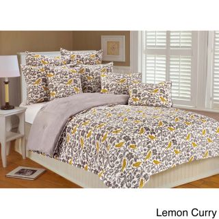 Thro Selma Bird Microplush 3 piece Comforter Set Multi Size Full  Queen
