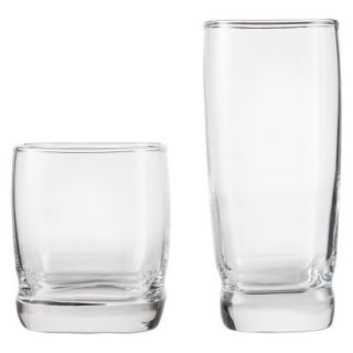 Threshold Brampton Classic Glass Drinkware Set of 12   Clear (13.5 oz   16.75