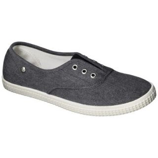 Womens Mad Love Leah Canvas Loafer   Grey 5 6
