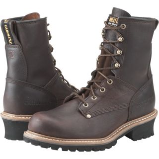 Carolina Logger Boot   8 Inch, Size 12 Wide, Brown, Model 821