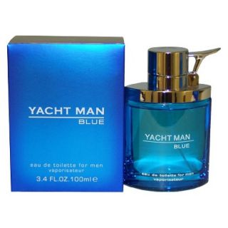 Mens Yacht Man Blue by Myrurgia Eau de Toilette Spray   3.4 oz