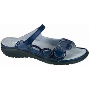 Naot Womens Totara Polar Sea Navy Patent Sandals, Size 39 M   11087 P19