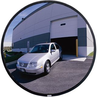 See All Outdoor Convex Safety Mirror   36 Inch Diameter, Acrylic, 40 Ft. View,