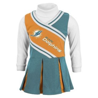 NFL Infant Toddler Cheerleader Set With Bloom 12 M Dolphins