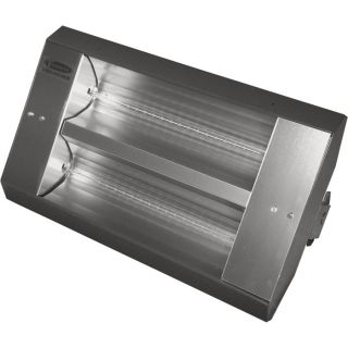 TPI Indoor/Outdoor Quartz Infrared Heater   10,922 BTU, 240 Volts, Galvanized