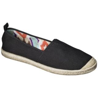 Womens Merona Larissa Espadrilles   Black 10