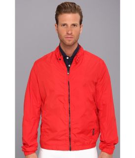 Members Only Packable Windbreaker Jacket Mens Jacket (Red)
