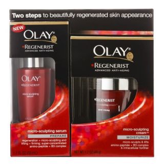 Olay Regenerist Microsculpting Cream & Serum Duo Pack