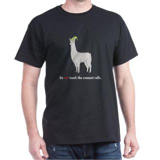  Llamas Crescent rolls Dark T Shirt
