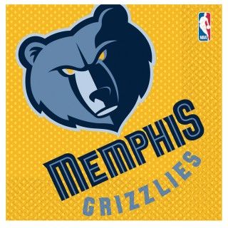 Memphis Grizzlies Basketball   Lunch Napkins