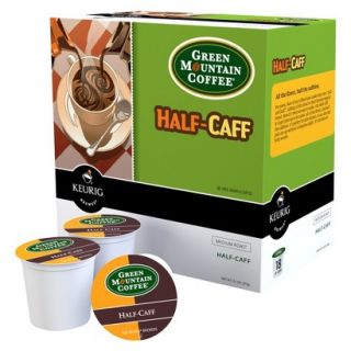 Keurig Green Mountain Coffee Half Caff K Cups, 18 Ct