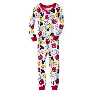 Disney Mickey Mouse Infant Toddler Boys Long Sleeve Footed Blanket Sleeper  