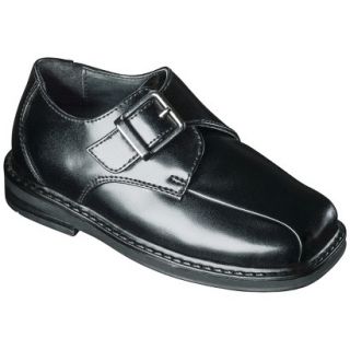 Toddler Boys Scott David Monk Dress Shoe   Black 11.5