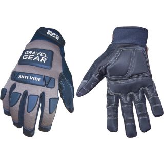 Gravel Gear Anti Vibration Performance Gloves   Brown/Black, Medium