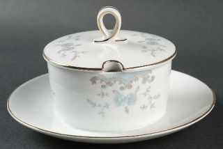 Imperial (Japan) Seville Mayonnaise with Attached Underplate & Lid, Fine China D
