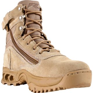 Ridge 7 Inch Desert Storm Zipper Boot   Sand, Size 8, Model 3003Z