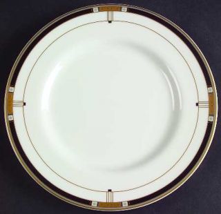 Mikasa Monte Cristo Black Bread & Butter Plate, Fine China Dinnerware   Bone Chi