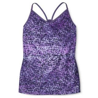 C9 by Champion Womens Mesh Back Print Cami Tank   Lively Lilac S