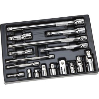 Klutch Ratchet Accessory Set   17 Pc.