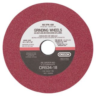 Oregon Chain Sharpener Replacement Grinding Wheel   1/8 Inch Thickness, For 1/4