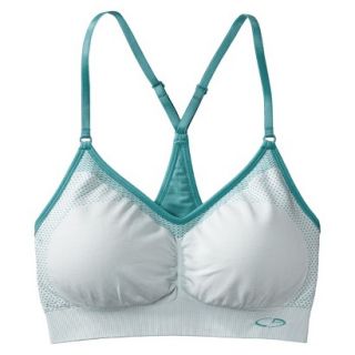 C9 by Champion Womens Seamless Bra With Removable Pads   Vintage Teal S