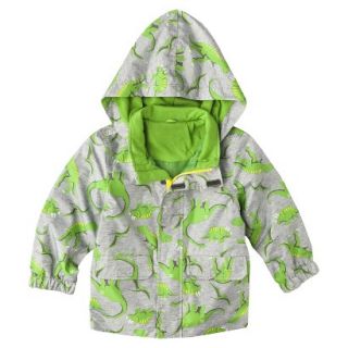 Just One You by Carters Infant Toddler Boys Dinosaur Raincoat   Gray 4T