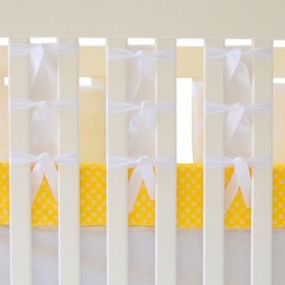 3 Piece Yellow Crib Bedding Set