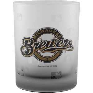 Milwaukee Brewers Boelter Brands Satin Etch Rocks Glass