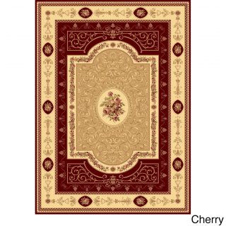 Rugs America Corp New Vision F. Aubusson Area Rug (910 X 132) Red Size 96 x 13
