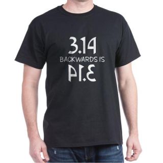  3.14 Backwards Is PIE Dark T Shirt