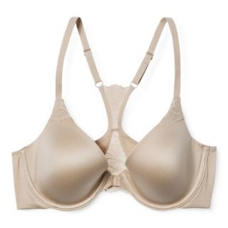 Self Expressions By Maidenform Womens T Back Demi Bra 5650   Latte 36D