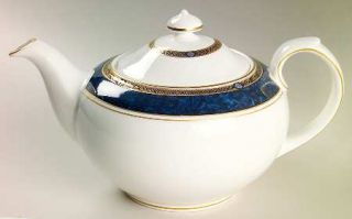 Royal Doulton Stanwyck  Teapot & Lid, Fine China Dinnerware   Bone, Georgian Sha
