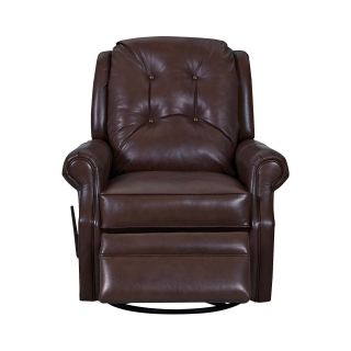 Sand Key Faux Leather Recliner, Timberland Burgund