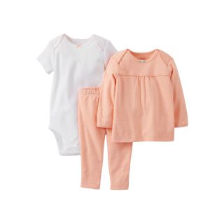 Carters Apricot Dot 3 pc. Set   Girls newborn 12m, Peach Dot, Peach Dot, Girls