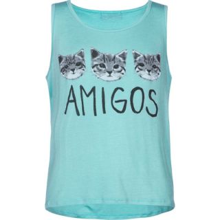 Amigos Girls Tank Mint In Sizes X Large, X Small, Small, Large, Mediu
