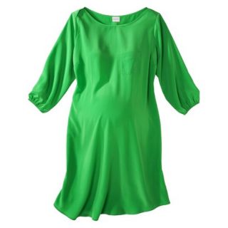 Liz Lange for Target Maternity 3/4 Sleeve Shift Dress   Green XXL