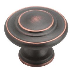 Amerock Oil Rubbed Bronze Inspiration Three ring Knobs (pack Of 10)