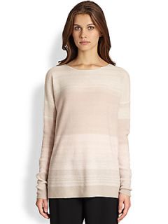 Vince Cashmere Degrade Sweater   Pink Combo