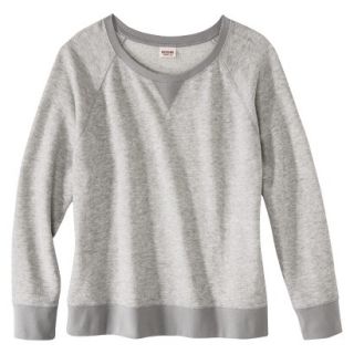 Mossimo Supply Co. Juniors Plus Size Long Sleeve Sweatshirt   Gray 1